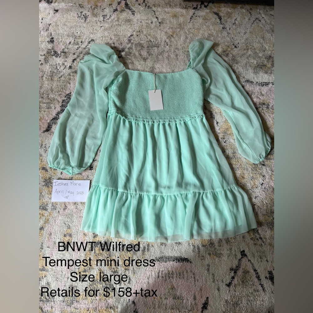 Wilfred tempest mini dress